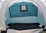 Палатка туристична двокімнатна 4-х місцева 450х220х180см, фото 7