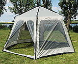 Намет Бесідка Шатер 427 x 370 x 249 люкс якість, фото 4