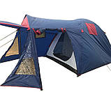 Намет 4-місний з тамбуром і 2 навіси + Тент-Шатер для кемпінгу, фото 2