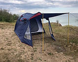 Намет 4-місний з тамбуром і 2 навіси + Тент-Шатер для кемпінгу, фото 4