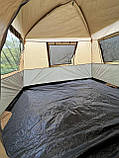 Шатер намет 6-місний кемпінговий намет із великим тамбуром, фото 4