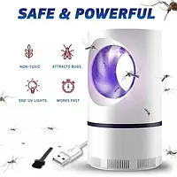 Лампа от комаров, Низковольтная лампа-убийца от комаров USB UV электрическая, Летающий мугген ловушка для