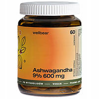 Ashwagandha Wellbear 9% 600 мг Память, стрес