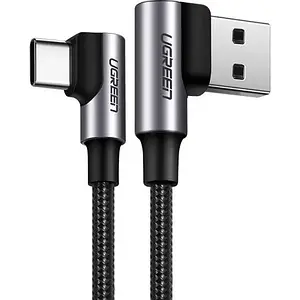 Дата-кабель Ugreen US176 USB-A to Type-C (20856) Silver