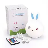 Детский силиконовый ночник 3DTOYSLAMP Кролик