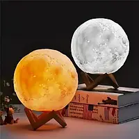 Настольный светильник луна Magic 3D Moon Light От Аккумулятора