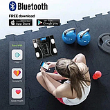 Електронні підлогові смарт-ваги з Bluetooth до 180 кг Чорні, фото 5