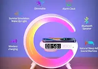 Настольная смарт-лампа с беспроводной зарядкой и динамиком Smart Light Sound Machine G63