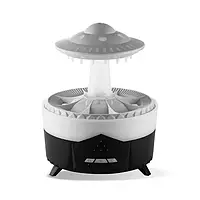 Увлажнитель воздуха аромадиффузор с подсветкой увлажнитель капли дождя, диффузор ночник НЛО; V56 UFO Raindrop