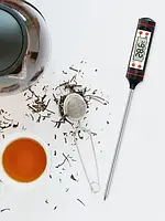 Термометр кухонный пищевой UFR цифровой электронный со щупом для мяса TP-101 черный original