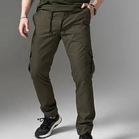 Спортивные мужские штаны "Baza" Intruder хаки / Модные штаны для парней / Стильные брюки демисезонные