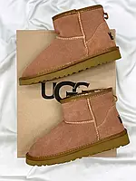UGG Classic Mini II Boot Beige Pink (Распродажа)