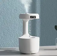 Зволожувач повітря портативний Kinscoter DQ-011 Anti Gravity Humidifier електричний 800 мл White iC227