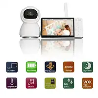 Цифрова відеоняня радіоняня baby monitor hd screen mini nyana