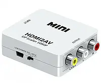 Конвертер HDMI to AV (RCA) Donli av 001 видео и звук (4273)