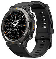 Умные часы смарт мужские часы черные Smart Uwatch Vibe 7 Black Shoper Розумний годинник смарт часи чоловічі