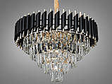 Сучасна люстра 9001-600BK+SGD, фото 4