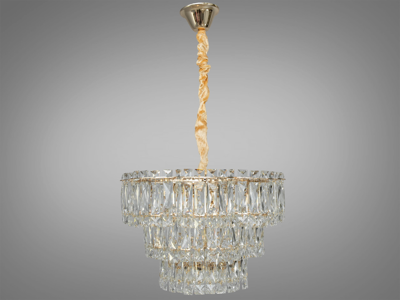 Кришталева підвісна люстра 310-450GD, фото 1