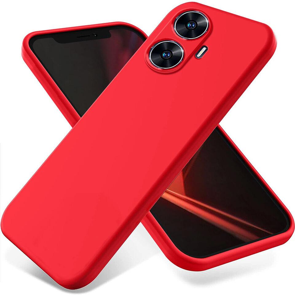 Чохол силіконовий для Realme C55 /  Silicone Case Full  Realme C55 (Червоний), фото 1