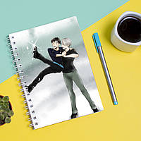 Скетчбук Sketchbook блокнот для рисования с принтом Yuri on Ice - Юры на льду 4 А3 Кавун 48 PS, код: 8301632