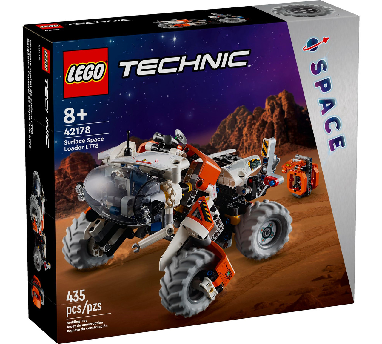 Конструктор LEGO Technic Космічний колісний навантажувач LT78 435 деталей (42178)