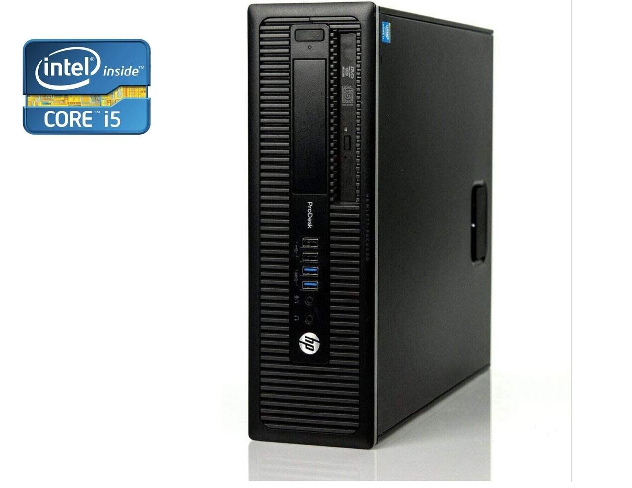 Комп'ютер HP ProDesk 600 G1 SFF/ Core i5-4590/ 16 GB RAM/ 240 GB SSD/ HD 4600