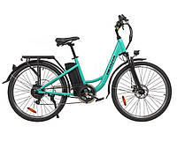 Електричний велосипед Maxxter CITY 2.0 (LightBlue) 250W (світло-синій)