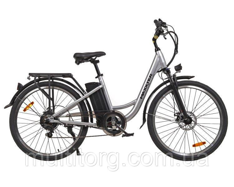 Електричний велосипед Maxxter CITY 2.0 (Silver) 250W (срібло)