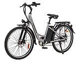 Електричний велосипед Maxxter CITY 2.0 (Silver) 250W (срібло), фото 2