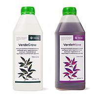 Набор удобрений для гидропоники и микрозелени VerdeGrow (1 л) и VerdeMicro (1 л)