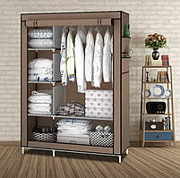 Каркасна складана тканинна шафа органайзер Storage Wardrobe KM-105 (106x45x170 см)
