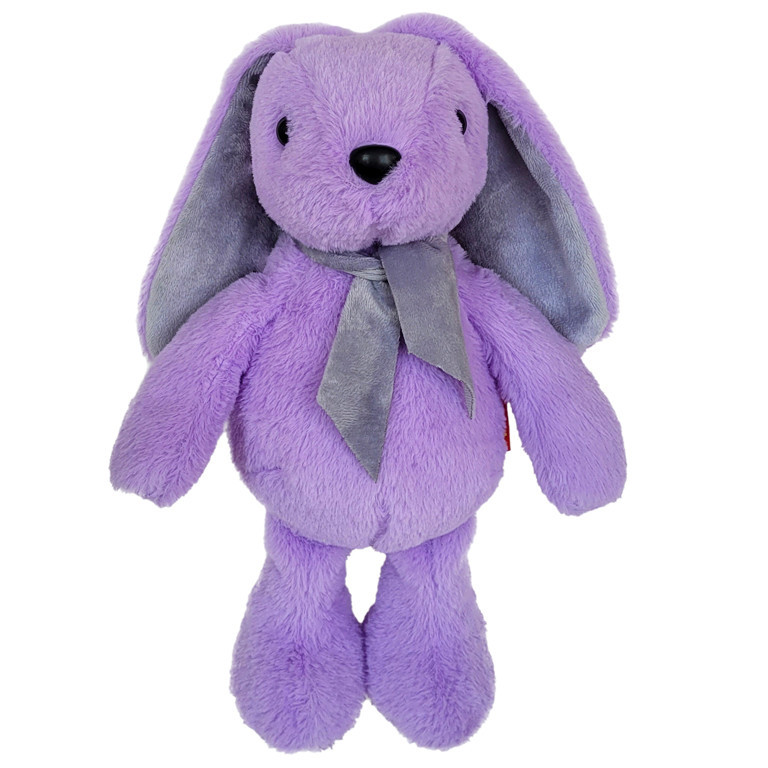 Іграшка м'яконабивна Зайченя МС 080501-10 фіолетовий 33 см