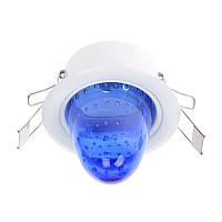 Декоративний точковий світильник Brille 20 W HDL-G58 Синій 167002 BF, код: 7274883