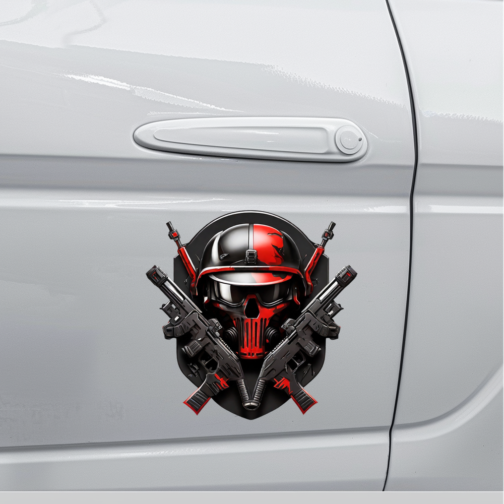 Автонаклейка "Солдатський Знак" на капот, 15*15 см