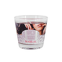Свічка ароматизована в склянці Sensual 80*90 Candlesense Decor 160 г SX, код: 8345010