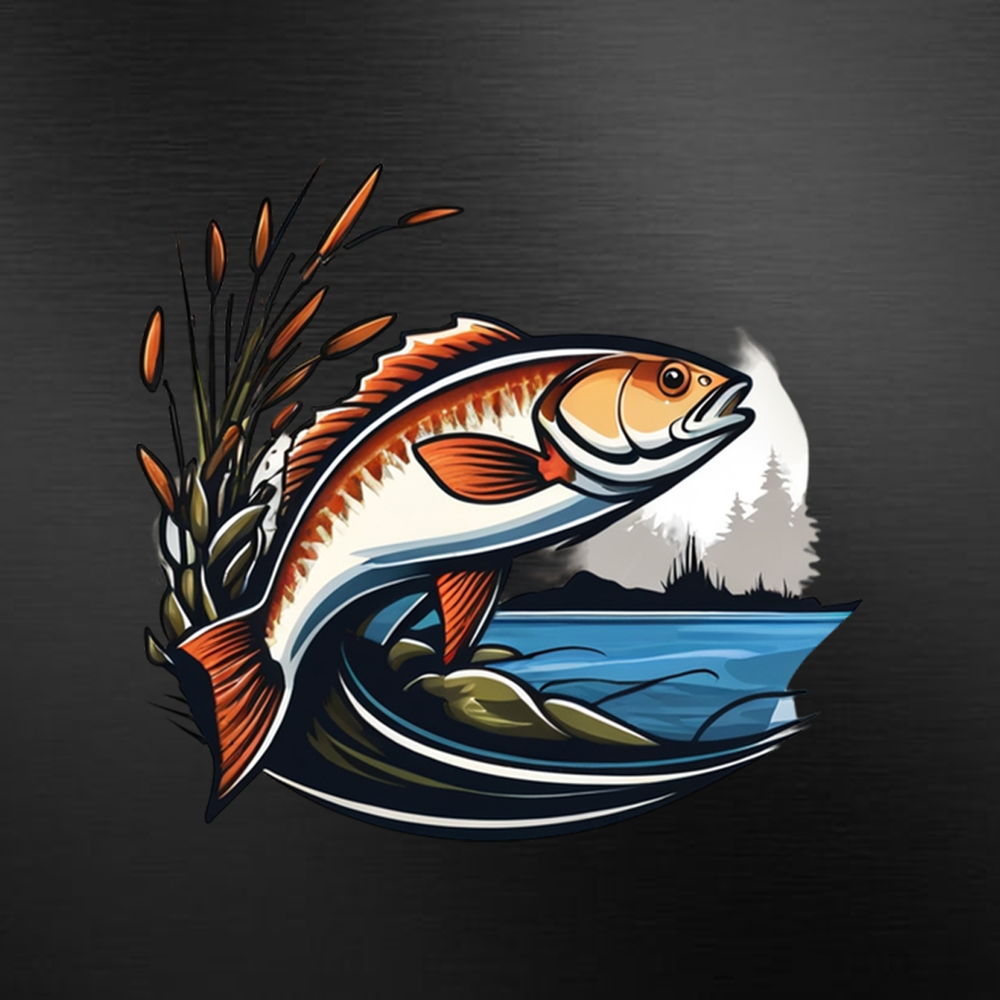 Вінілова автонаклейка "Бойовий значок" на двері, 50*50 см