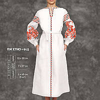 Плаття жіноче ПЖ-ЕТНО-015. Заготовка під вишивку