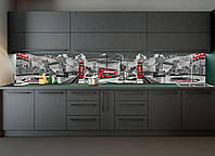 Наклейки кухонний фартух Zatarga Тауерський міст 600х2500 мм Сірий (Z180098 1) SC, код: 1836432