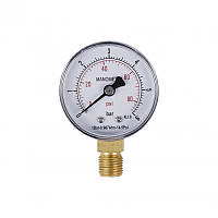 Манометр SD Plus Ø50 1/4", нижнє під'єднання
