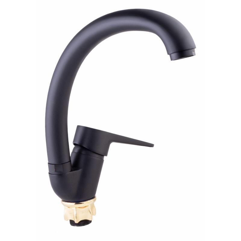 Змішувач для кухні Lidz Nicole 008F (k35) LDNIC008FBLA35181 Black, фото 1