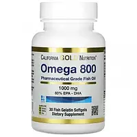 Омега-3 1000 мг, California Gold Nutrition, 30 капсул