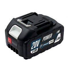 Акумуляторна батарея PROFI-TEC PT2050MP POWERLine (20 В/5.0 А·год, високоточна, з індикатором)