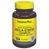 Комплекс для профилактики нервной системы Nature's Plus Mega-Stress Complex 30 Tabs VK, код: 7572612