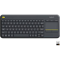 Клавиатура Logitech K400 Plus Touch Wireless UA Black (920-007145)