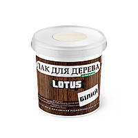 Кольоровий лак для Дерева Lotus Глянець Білий 0.5 л TR, код: 8206573