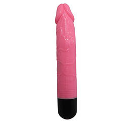 Вібратор вагінальний реалістичний силіконовий рожевого кольору Baile Jelly AllInOne