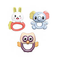 Детская Погремушка, погремушка в виде животного, игрушка для малышей, цвета в ассортименте (OV668-61B)