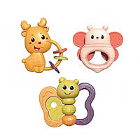 Дитяче Брязкальце, брязкальце у вигляді тварини, іграшка для малюків, кольори в асортименті (GL668-61A)
