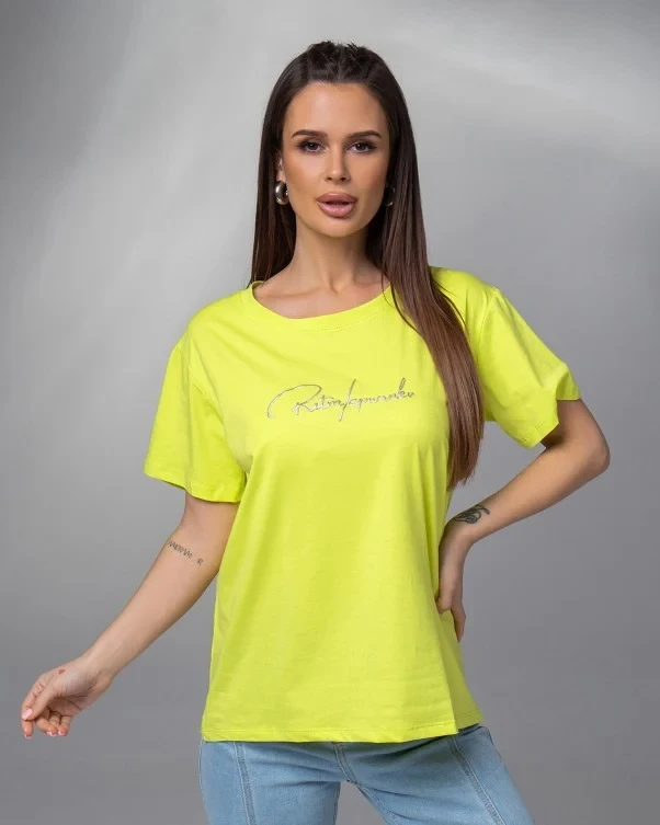 Футболка салатова