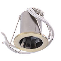 Маленький точечный светильник Brille 20W HDL-DJ Золотистый 163608 GM, код: 7274994